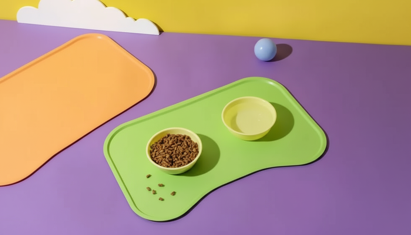 Silicone Pet Bowl Mat: Stop Spills, Protect Floors