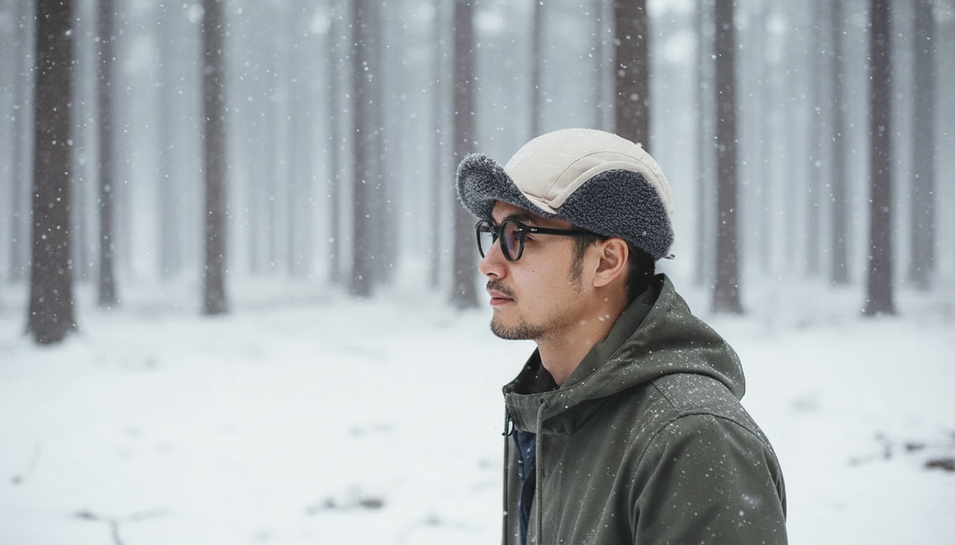 Vintage Fleece Earcuff Cap: Wind-Blocking Retro Warmth