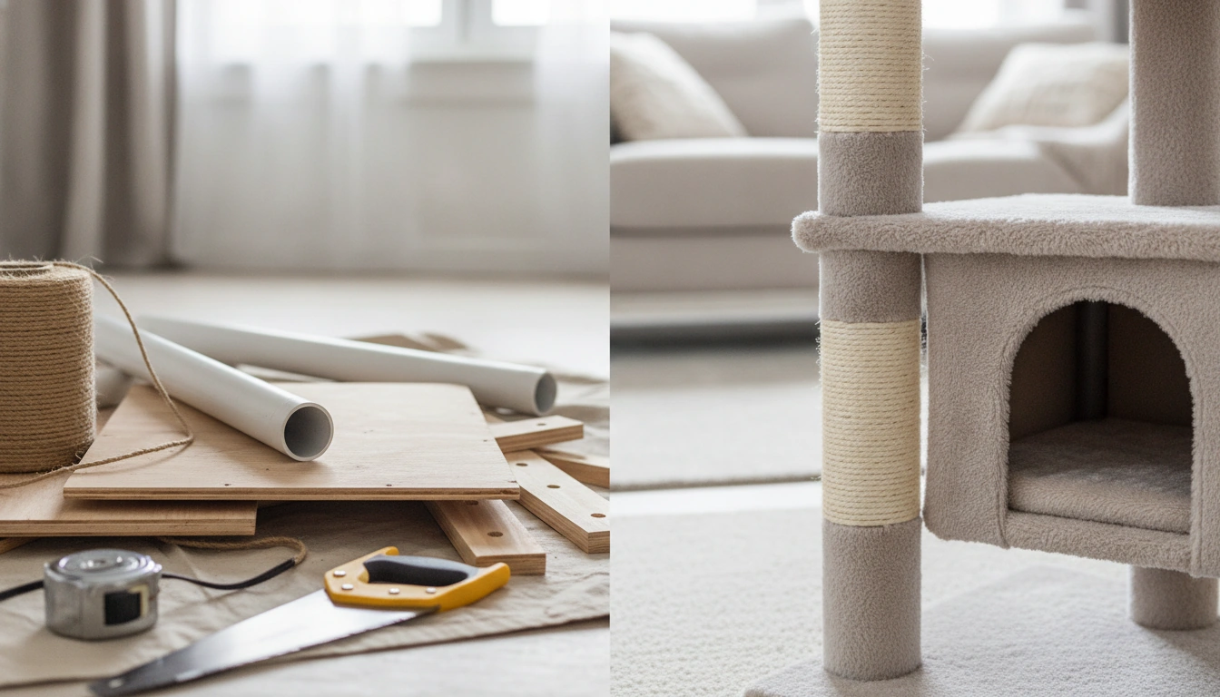 Build vs Buy a Cat Tower: Which Is Cheaper?
