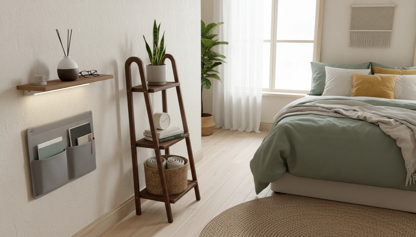 10 Smart Alternatives to Bedside Tables (Small Spaces)